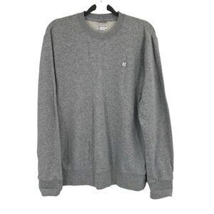 Frank & Oak Women’s Large Light Gray Crew Neck  Sweatshirt 100% Cotton